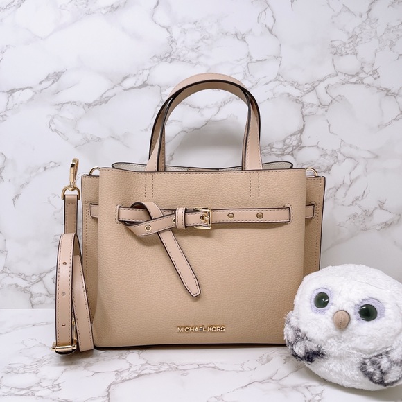 MICHAEL KORS: Marilyn Michael bag in Saffiano leather - Sand